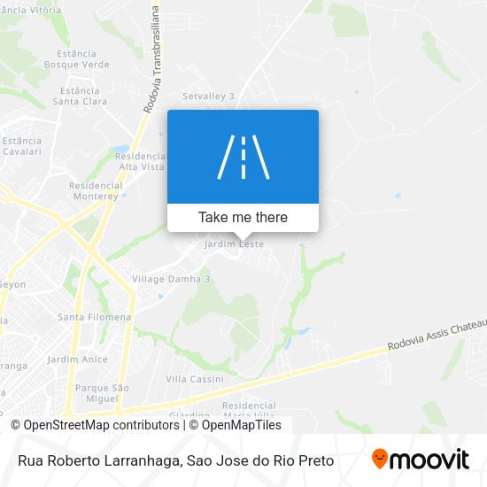 Rua Roberto Larranhaga map