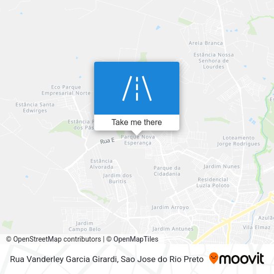 Rua Vanderley Garcia Girardi map