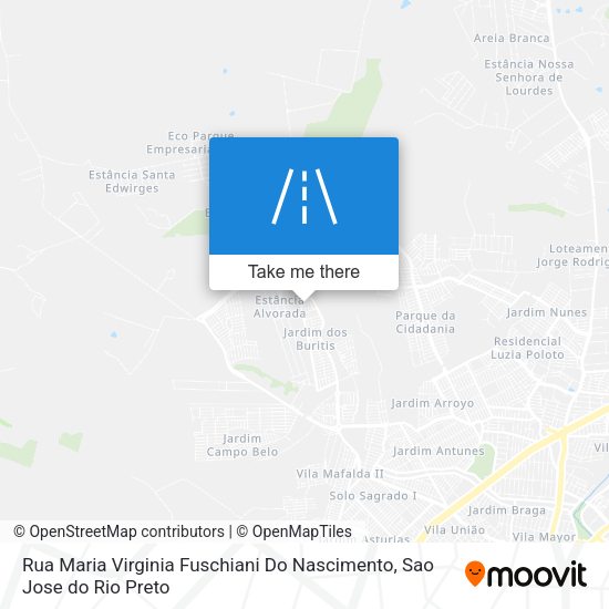 Rua Maria Virginia Fuschiani Do Nascimento map