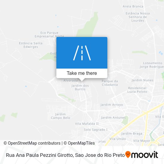 Rua Ana Paula Pezzini Girotto map
