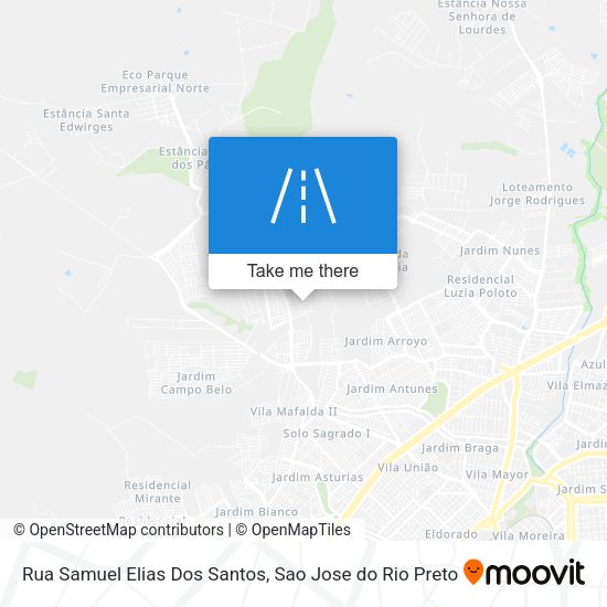 Rua Samuel Elias Dos Santos map