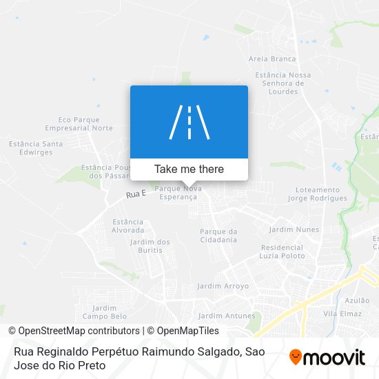 Rua Reginaldo Perpétuo Raimundo Salgado map