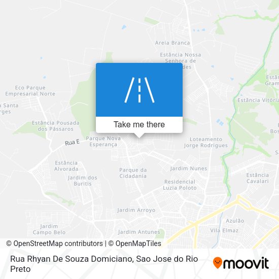 Rua Rhyan De Souza Domiciano map