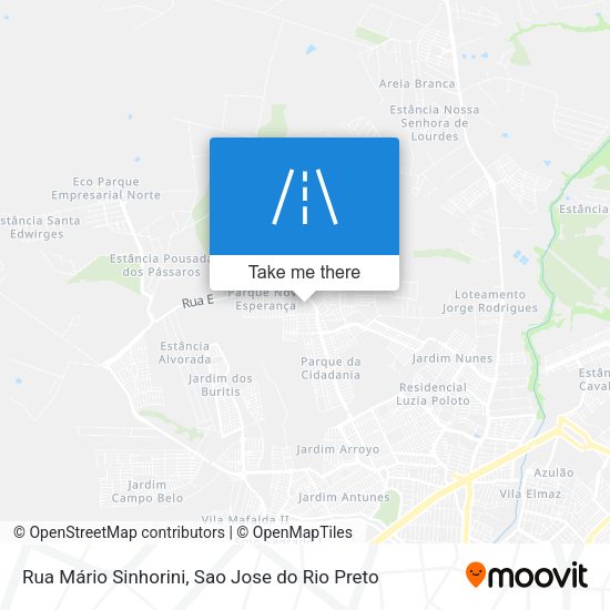 Rua Mário Sinhorini map