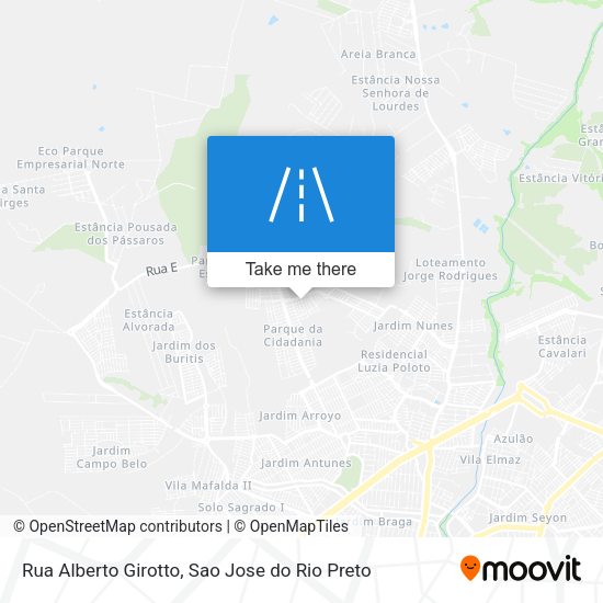 Rua Alberto Girotto map