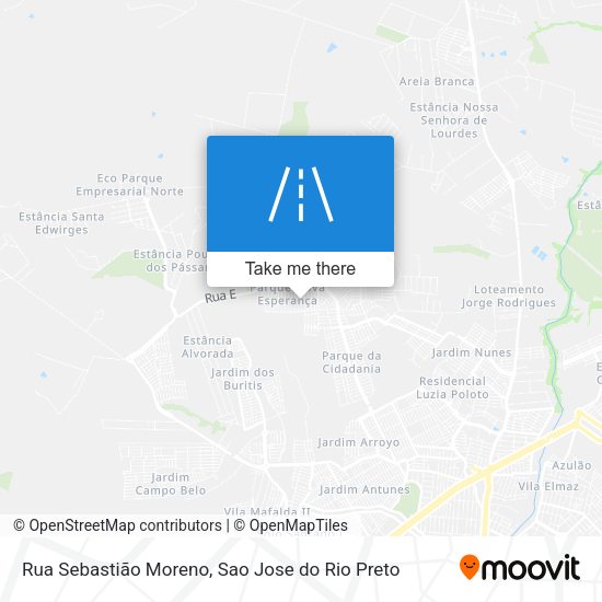 Rua Sebastião Moreno map