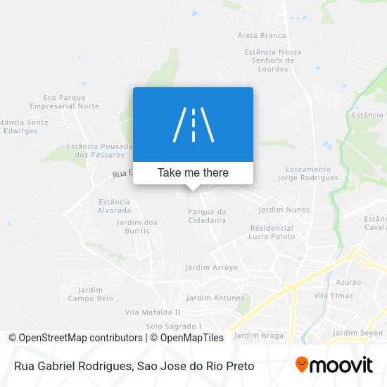 Rua Gabriel Rodrigues map