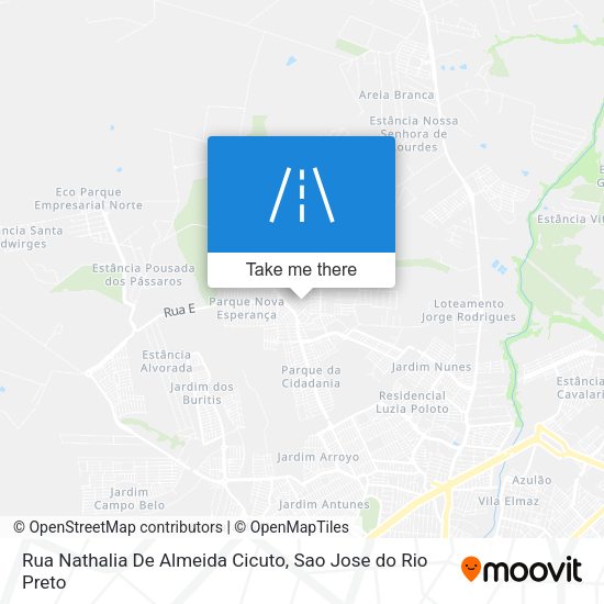 Rua Nathalia De Almeida Cicuto map