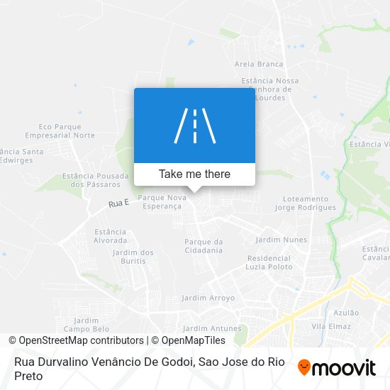 Rua Durvalino Venâncio De Godoi map