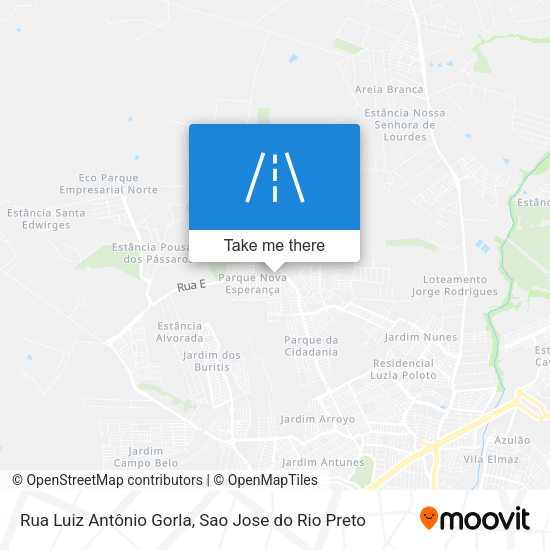 Rua Luiz Antônio Gorla map
