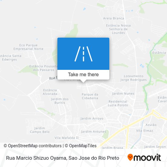 Rua Marcio Shizuo Oyama map