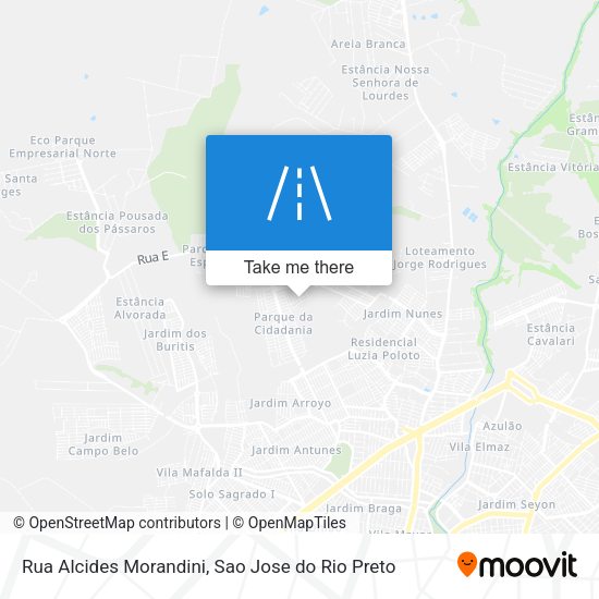 Rua Alcides Morandini map