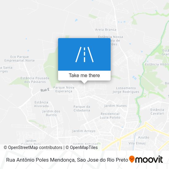 Rua Antônio Poles Mendonça map