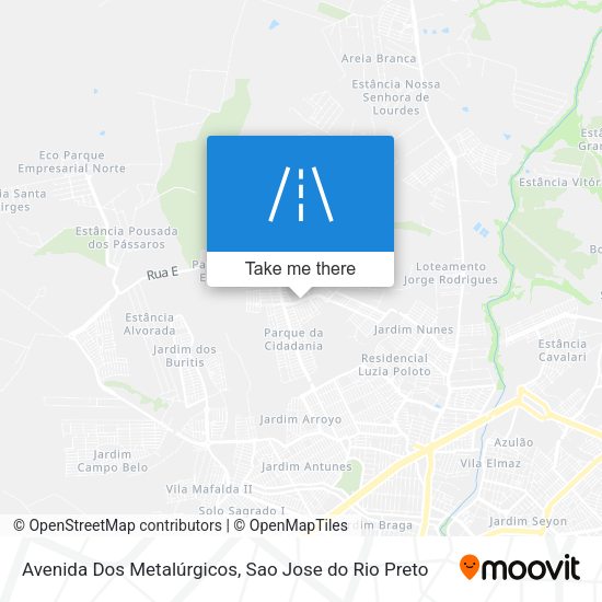 Avenida Dos Metalúrgicos map
