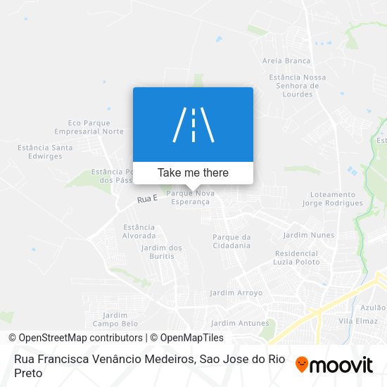 Rua Francisca Venâncio Medeiros map
