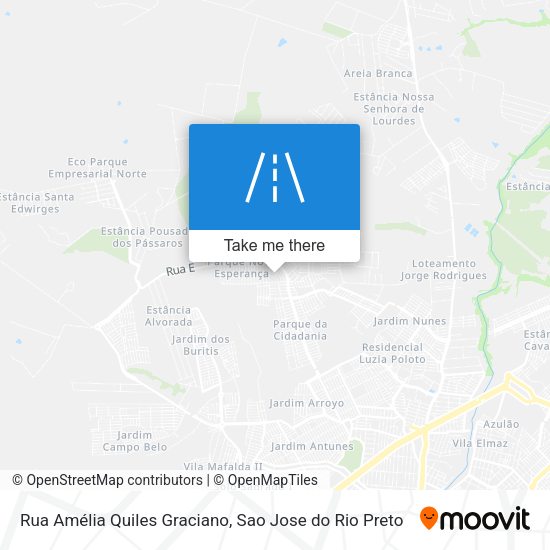 Rua Amélia Quiles Graciano map