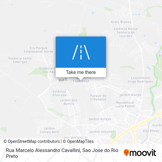 Rua Marcelo Alessandro Cavallini map