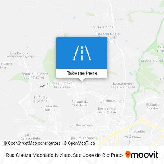 Rua Cleuza Machado Niziato map