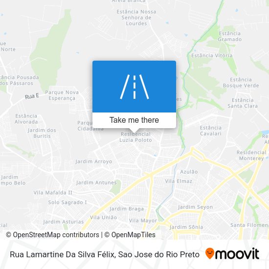 Rua Lamartine Da Silva Félix map