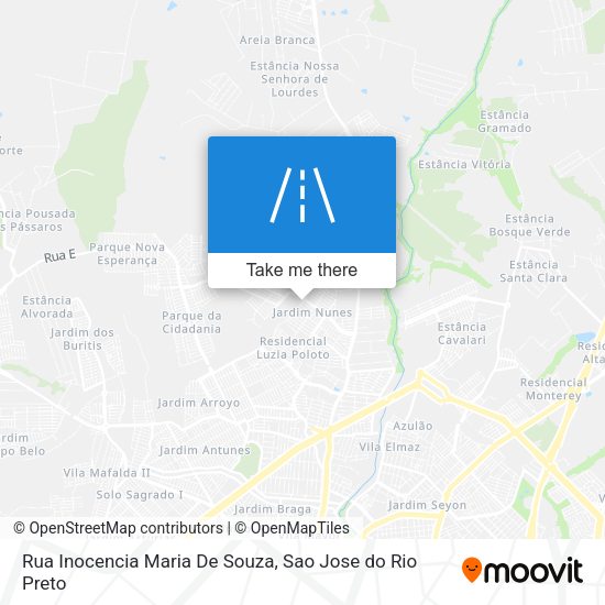 Rua Inocencia Maria De Souza map
