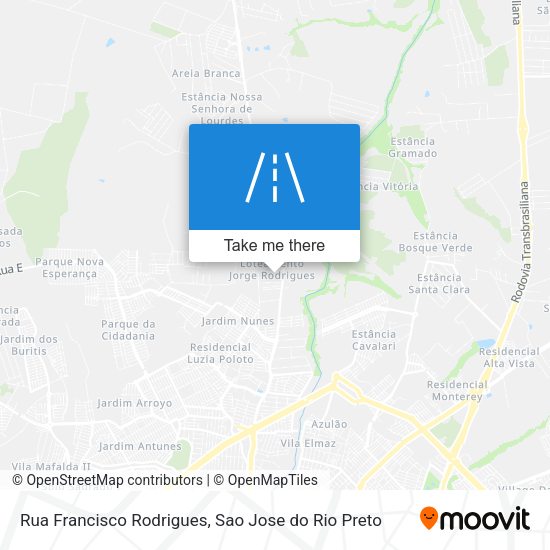 Rua Francisco Rodrigues map