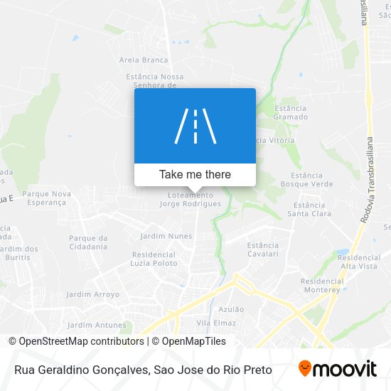 Rua Geraldino Gonçalves map