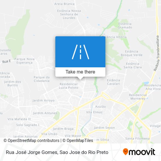 Rua José Jorge Gomes map