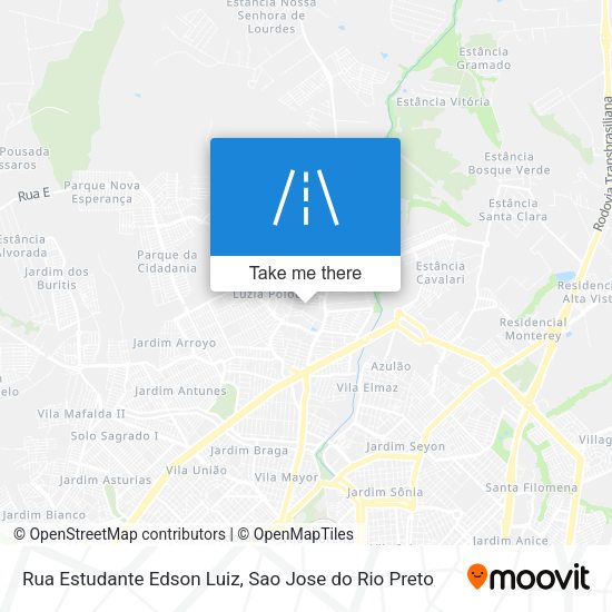 Rua Estudante Edson Luiz map