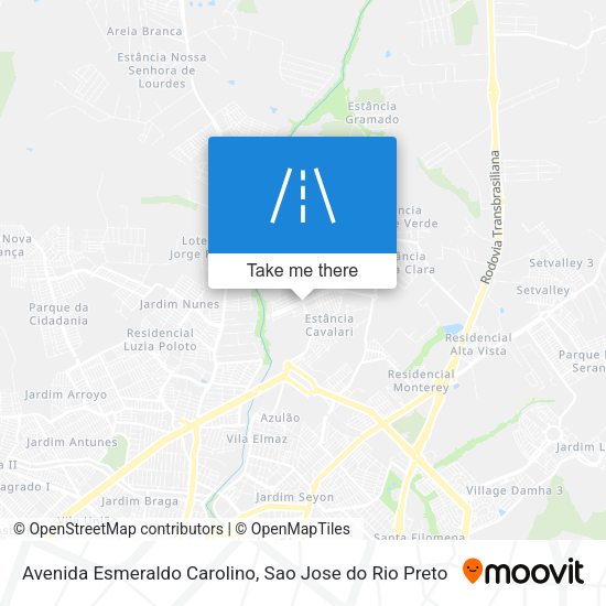 Avenida Esmeraldo Carolino map