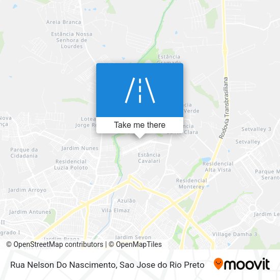 Rua Nelson Do Nascimento map