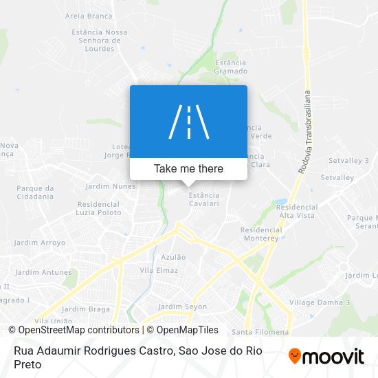 Rua Adaumir Rodrigues Castro map