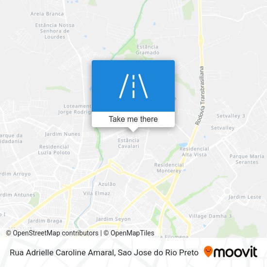Rua Adrielle Caroline Amaral map