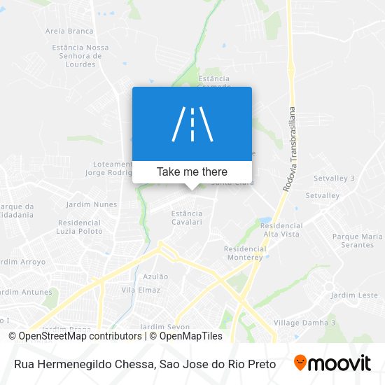 Rua Hermenegildo Chessa map