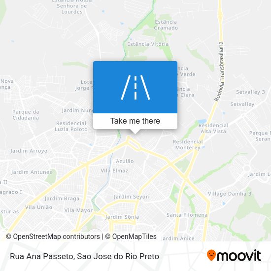 Rua Ana Passeto map
