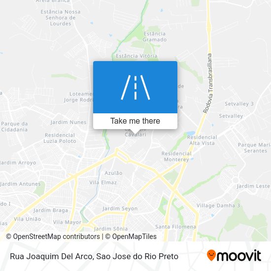 Rua Joaquim Del Arco map