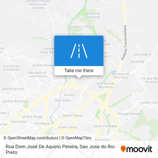 Rua Dom José De Aquino Pereira map