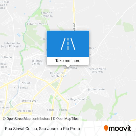 Rua Sinval Celico map