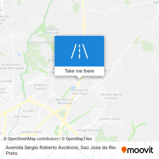 Avenida Sérgio Roberto Ascêncio map