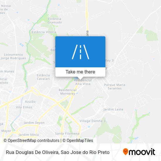 Rua Douglas De Oliveira map