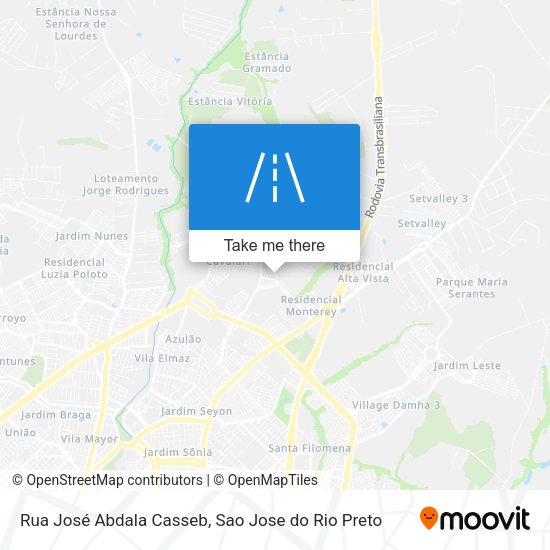 Rua José Abdala Casseb map