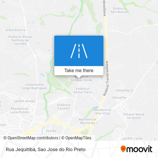 Rua Jequitibá map