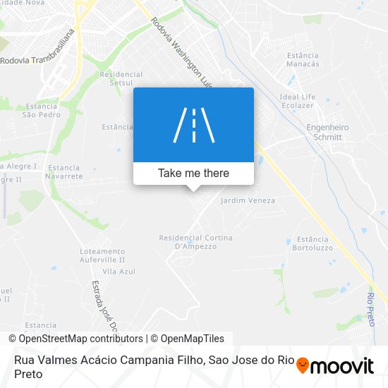 Rua Valmes Acácio Campania Filho map