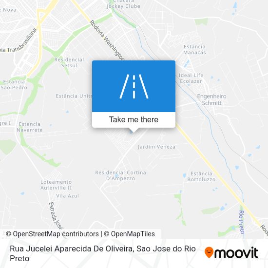 Rua Jucelei Aparecida De Oliveira map