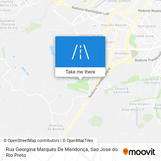 Rua Georgina Marquês De Mendonça map
