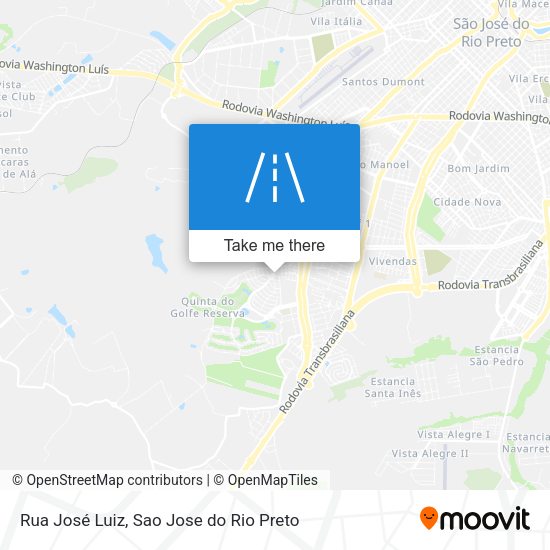 Rua José Luiz map