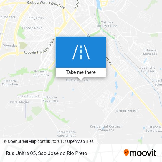 Rua Unitra 05 map