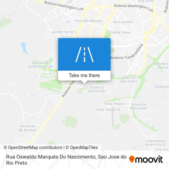 Rua Oswaldo Marquês Do Nascimento map