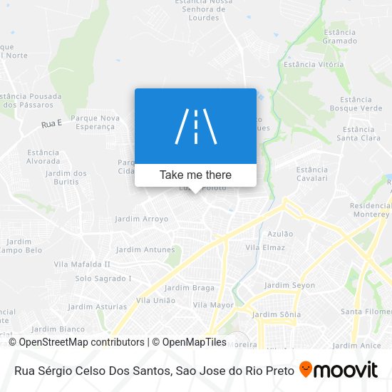 Rua Sérgio Celso Dos Santos map