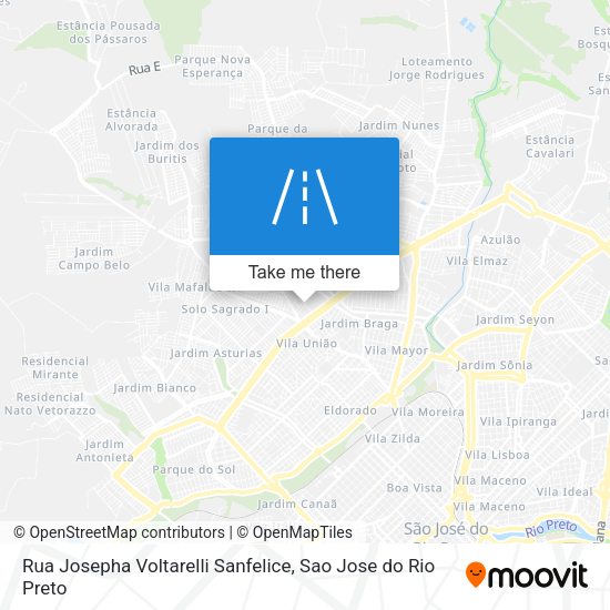 Rua Josepha Voltarelli Sanfelice map