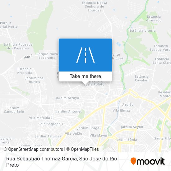 Rua Sebastião Thomaz Garcia map